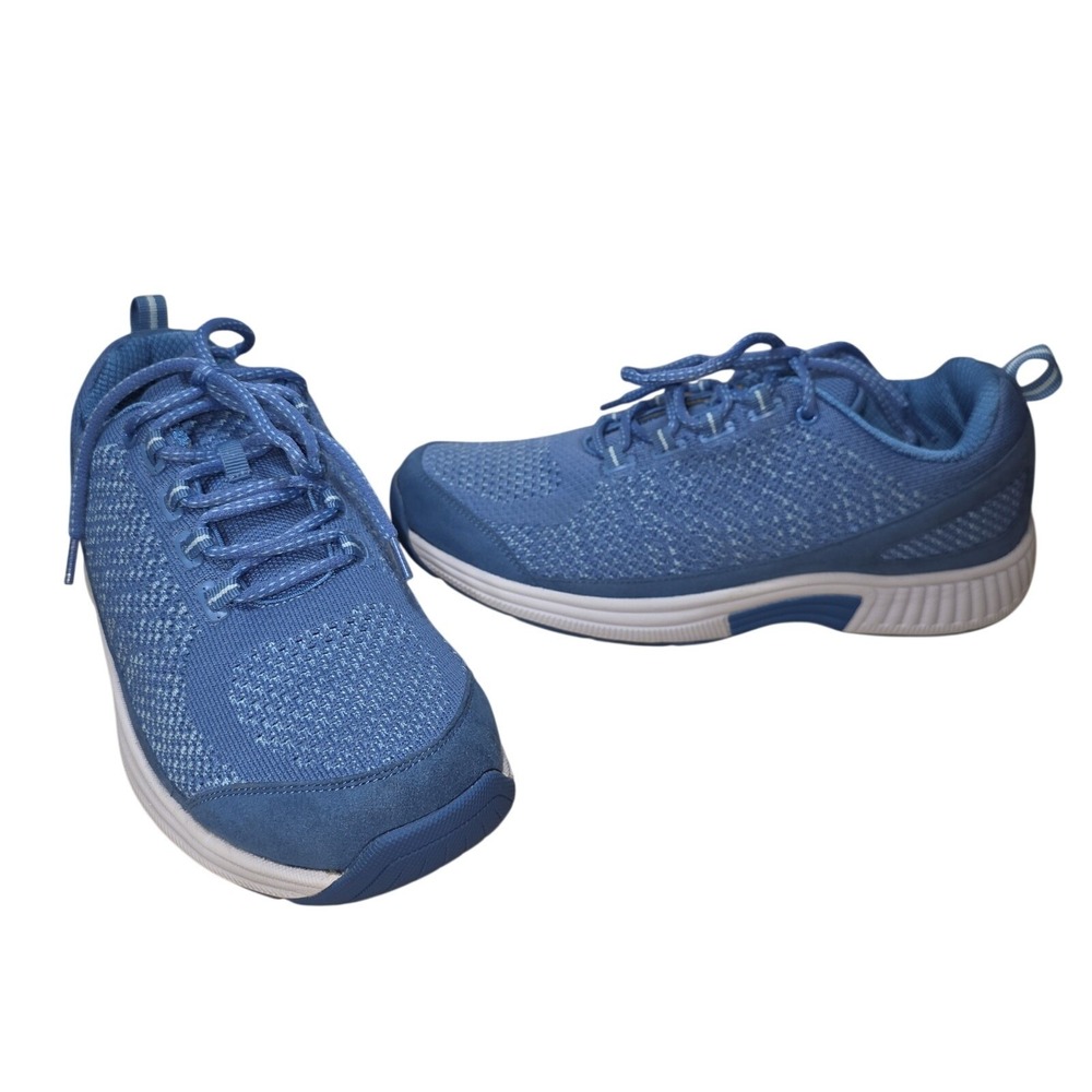 Gravity Defyer Comfort Fit Shoes Womens Size 10 Blue Mesh Walking Sneakers